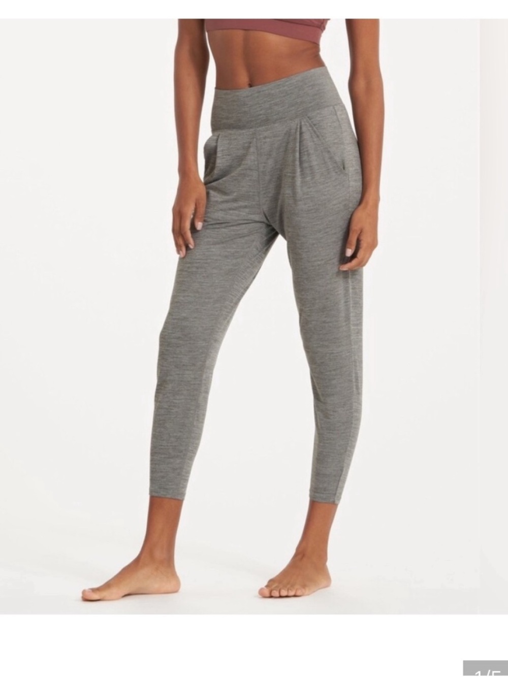 Vuori Women’s Gray Lux at Ease Pants Small